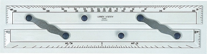 Linia równoległa Linex A1715M 38cm przezroczysta