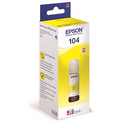 Epson T104 Yellow EcoTank butelka z atramentem