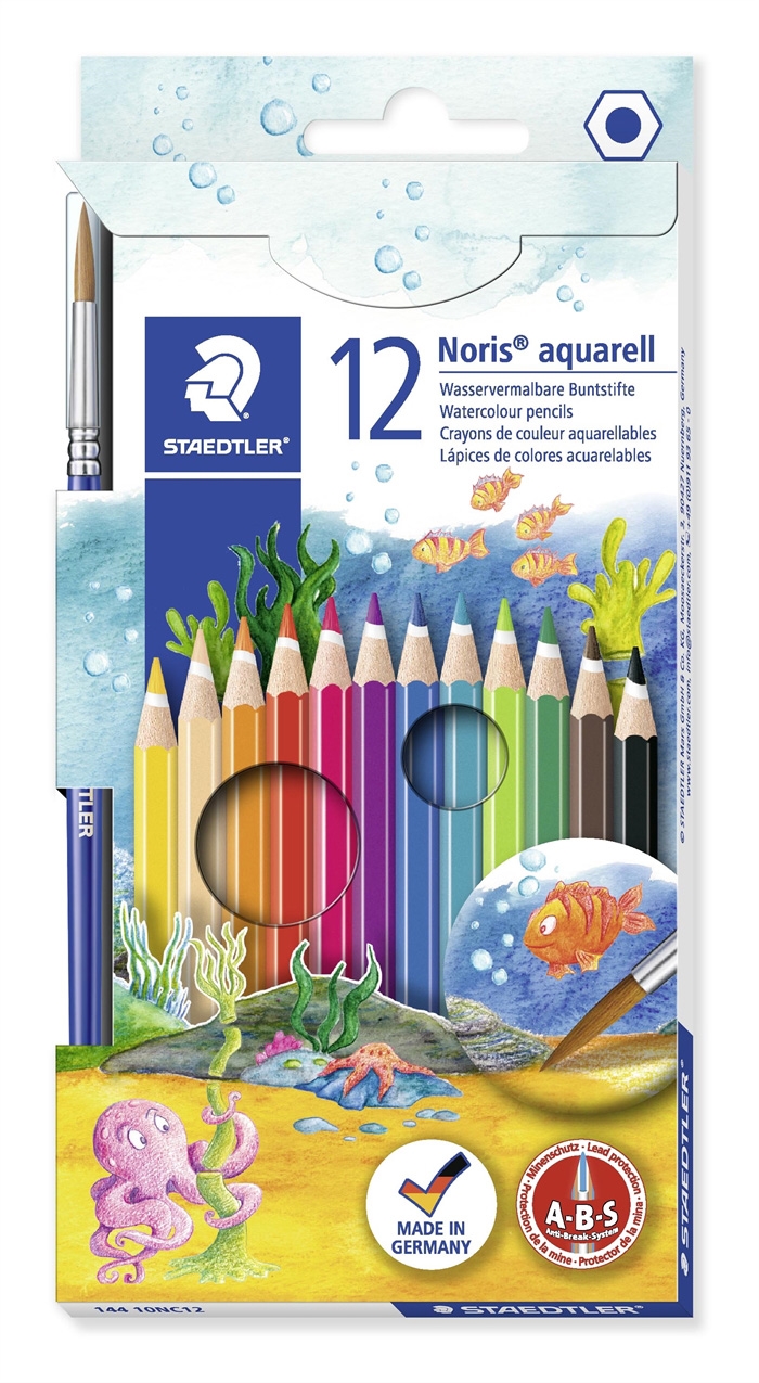 Staedtler Kredka kolorowa Noris Club Akwarelowa zest. (12)