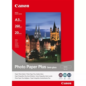 Canon SG-201 Photo Plus Półmatowy 260g/m² - A3, 20 arkuszy