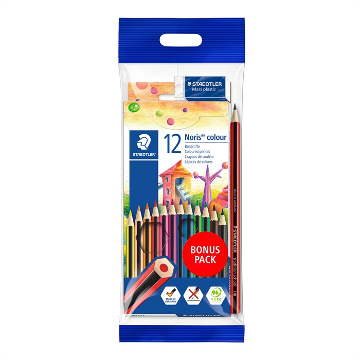 Staedtler Ołówek kolorowy Noris SET Colour ass (12)