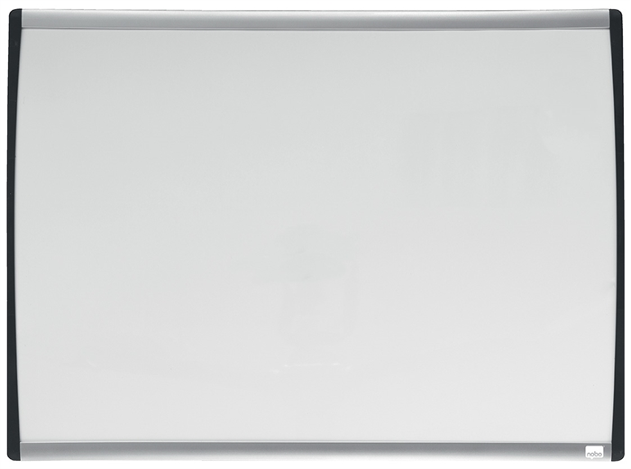 Nobo WB tablica z zakrzywioną ramką, biała, 58,5x43cm
