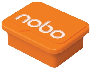 Nobo Magnesy na tablicę WB orange (4)