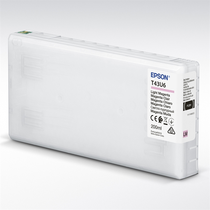 Epson T43U Jasnoróżowa 200 ml kartridż z tuszem do drukarki SureLab SL-D800