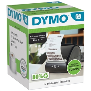 Drukarka etykiet Dymo LabelWriter 102 mm x 210 mm, etykiety DHL, 1 rolka z 140 etykiet szt.