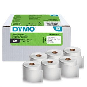 Dymo LabelWriter 102 mm x 210 mm Etykiety DHL 6 rolki po 140 etykiet szt.