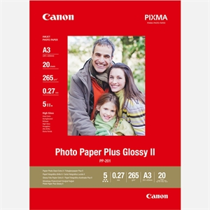 Canon PP-201 Papier Fotograficzny Plus II 265g/m² - A3, 20 ark