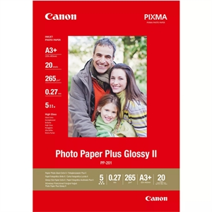 Canon PP-201 Papier Fotograficzny Plus II 265g/m² - A3+, 20 arkuszy