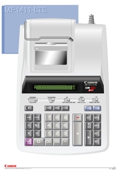 Kalkulator drukarek biurkowych Canon MP1411-LTS
