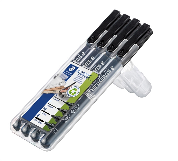 Staedtler Marker Lumocolor Perm OHP, zestaw (4)