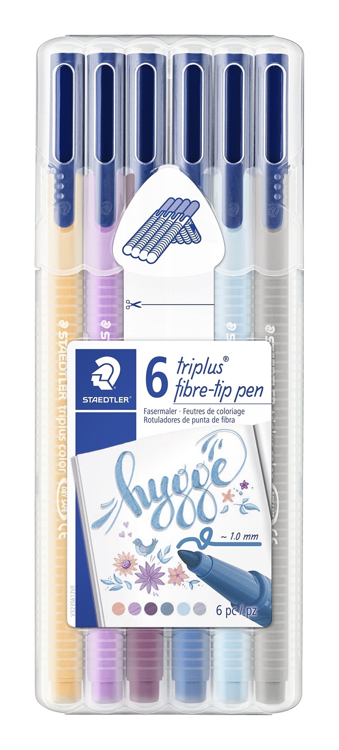 Staedtler Fiberpen Triplus Color 1,0mm Hygge zestaw (6)