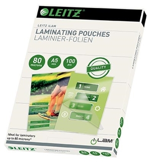 Leitz Laminator Pouch błysk A5 (100) 80my