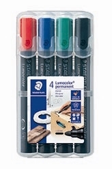 Staedtler Marker Lumocolor Perm okrągły 2,0mm asortyment (4)