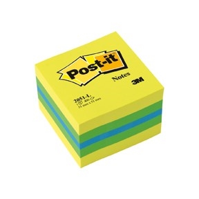 3M Post-it Notes 51 x 51 mm, mini kostka samoprzylepnych karteczek Lemon.
