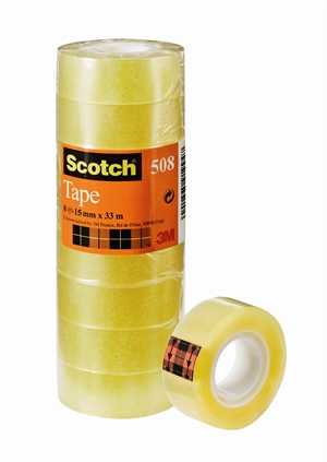 3M Taśma Scotch 508 15mmx33m przezroczysta (10)