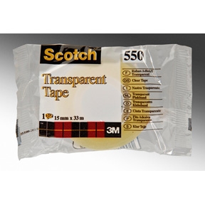 3M Taśma Scotch 550 15mmx66m przezroczysta