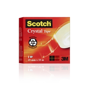 Taśma 3M Scotch Crystal 19mmx33m