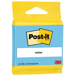 3M Post-it niebieski 63,5 x 76 mm, 100 kartek