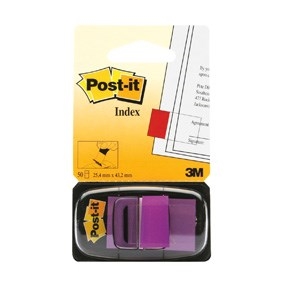 3M Post-it Indeksowe zakładki 25,4 x 43,2 mm, fioletowe