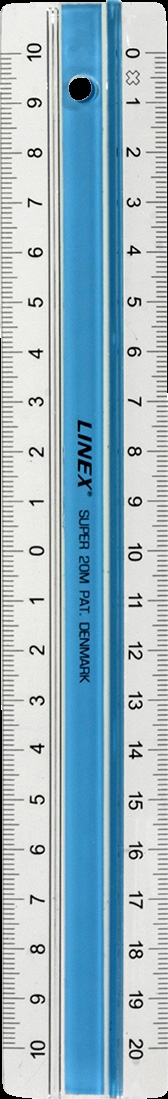 Linia superliniowa 20cm S20MM, niebieska