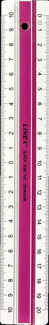 Linex superlinialna 20cm S20MM różowa