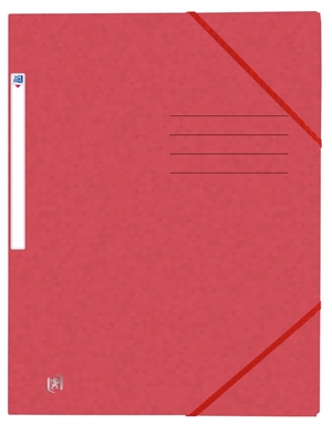 Oxford File+ Teczka na dokumenty A4, Ciemnoczerwona