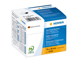 HERMA etykieta na rolce adresowa 70 x 38 mm, 250 szt.