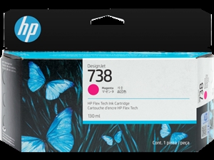 HP 738 130-ml Kartridż z tuszem Magenta do DesignJet