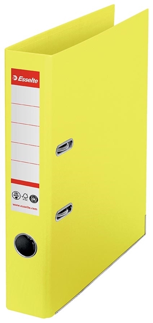 Esselte Brevordner No1 POB CO²-komp A4 50mm żółty