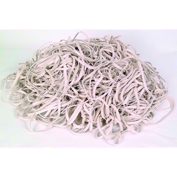 Siam Gummibånd 120x5,0mm białe (500g)