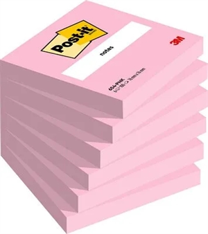 3M Post-it Notes 76 x 76 mm, różowe