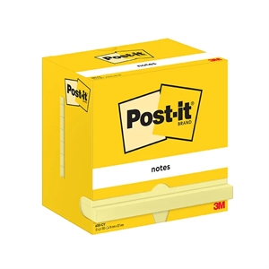 3M Podklejki Post-it 76 x 127 mm, żółte - opakowanie 12 sztuk