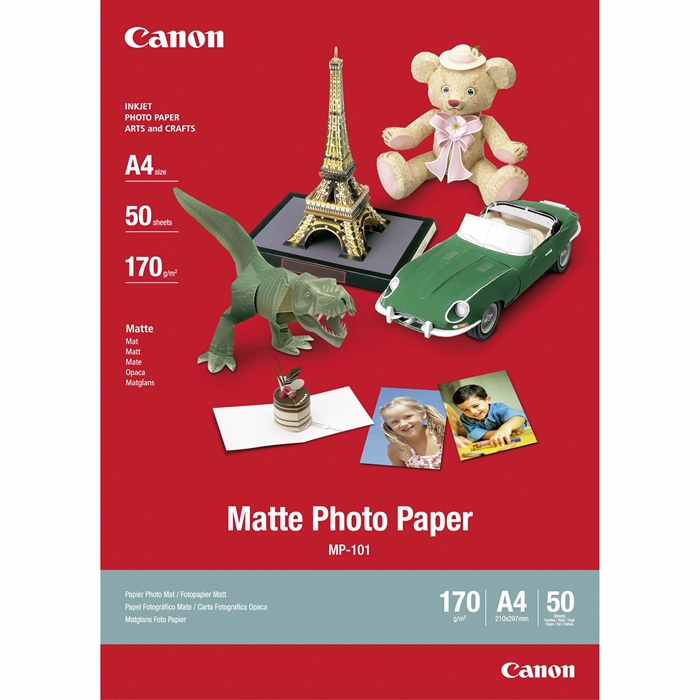 Canon MP-101 Matowe zdjęcie 170g/m² - A4, 50 arkuszy