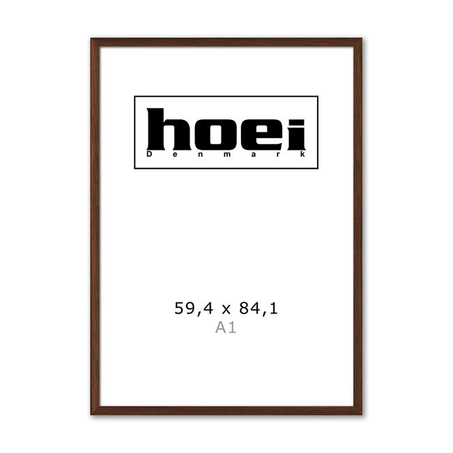 Masowa ciemna rama dębowa do zdjęć i plakatów EG 59,4 x 84,1 cm (A1)
