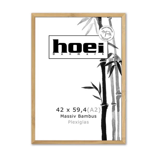 Bambusowa ramka na zdjęcia i plakaty 42 x 59,4 PLEXI A2 cm
