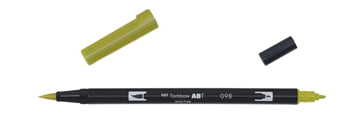 Tombow Marker ABT Dual Brush 098 awokado