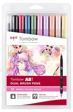 Tombow Marker ABT Dual Brush Manga Shojo (10)