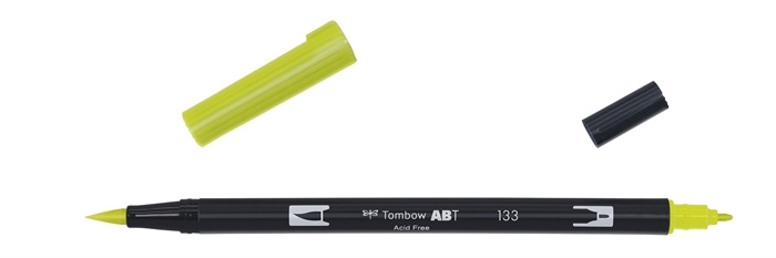 Marker Tombow ABT Dual Brush 133 chartreuse
