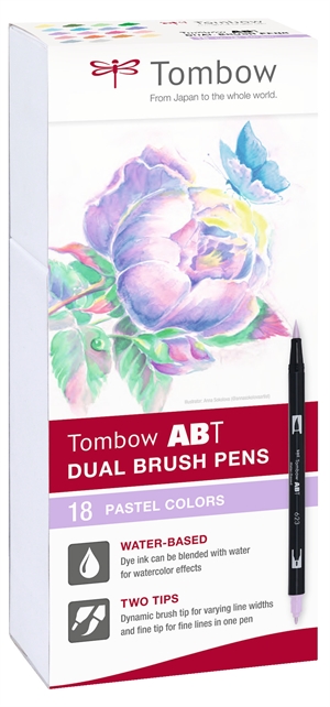 Marker Tombow ABT Dual Brush 18P-5 Pastel (18)
