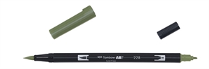 Tombow Marker ABT Dual Brush 228 szary zielony