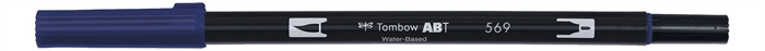 Tombow Marker ABT Dual Brush 569 niebieski ostry jak strzała