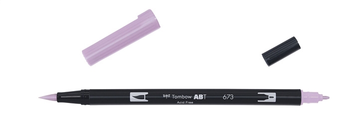 Tombow Marker ABT Dual Brush 673 orchid translates to Polish as follows: 

Marker Tombow ABT Dual Brush 673 orchidea