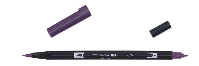 Tombow Marker ABT Dual Brush 679 ciemliścieńska śliwka