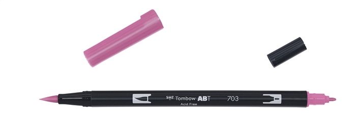 Marker Tombow ABT Dual Brush 703 różowy róż