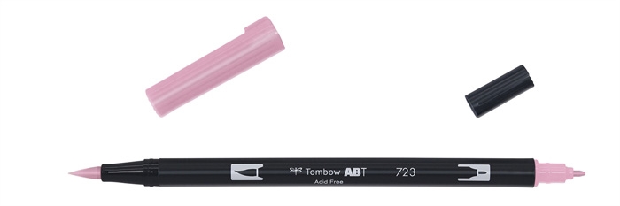 Tombow Marker ABT Dual Brush 723 różowy