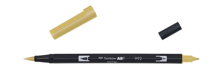 Tombow Marker ABT Dual Brush 992 piasek