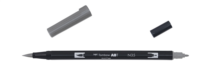 Marker Tombow ABT Dual Brush N35 cool Grey 12