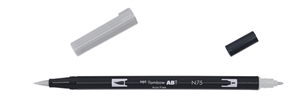 Tombow Marker ABT Dual Brush N75 chłodny szary 3