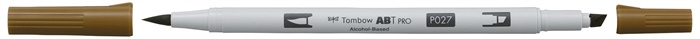 Marker alkoholowy Tombow ABT PRO Dual Brush 027 ciemny ocher