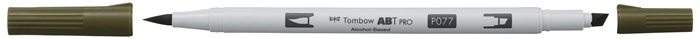 Marker alkoholowy Tombow ABT PRO Dual Brush 077 antyczna bronza
